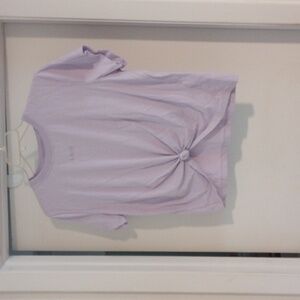 DKNYLavender Knotted T-Shirt